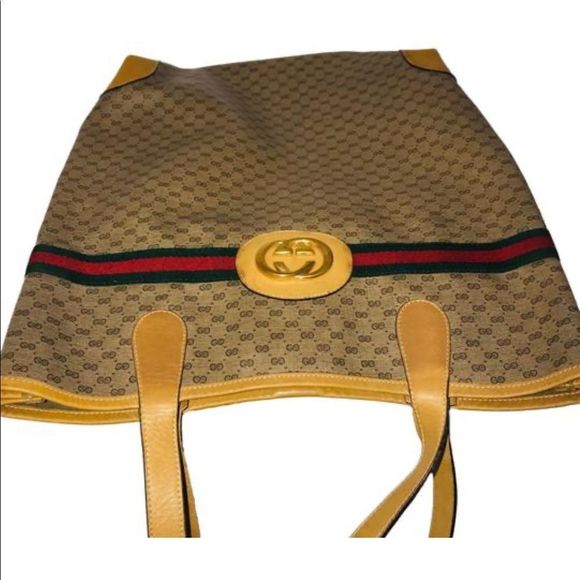 Vintage EUC large Gg tote bag - Picture 3 of 15